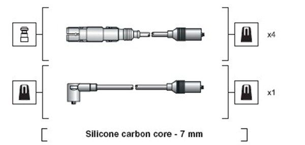 MAGNETI MARELLI Sytytysjohtosarja 941318111270